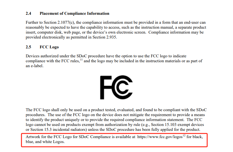 Information | FCC releases new rules for logo use-industry dynamics ...